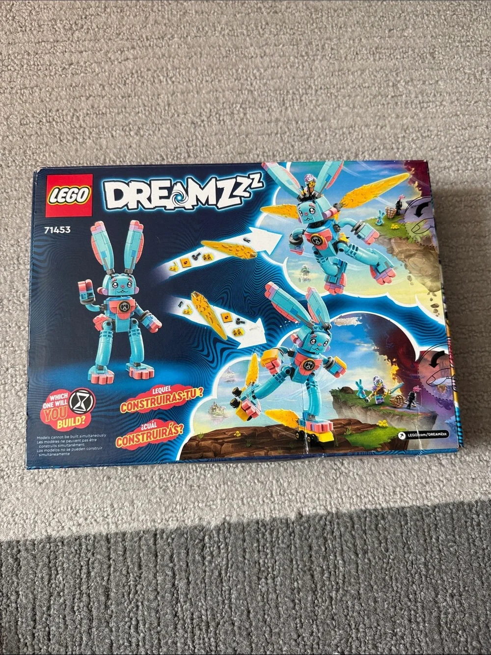 LEGO Dreamzzz Blue and Pink Bunny Transforming Robot - 71453- Unopened